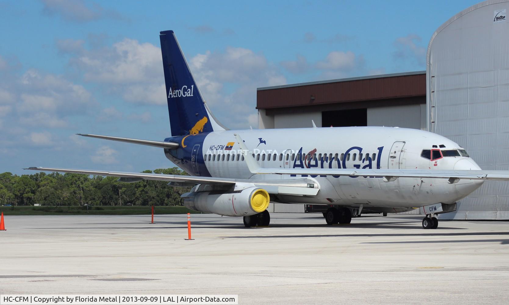 HC-CFM, 1982 Boeing 737-244 C/N 22589, Aerogal 737-200 in storage at Lakeland believed to be going to Rutaca Airlines of Venezuela next