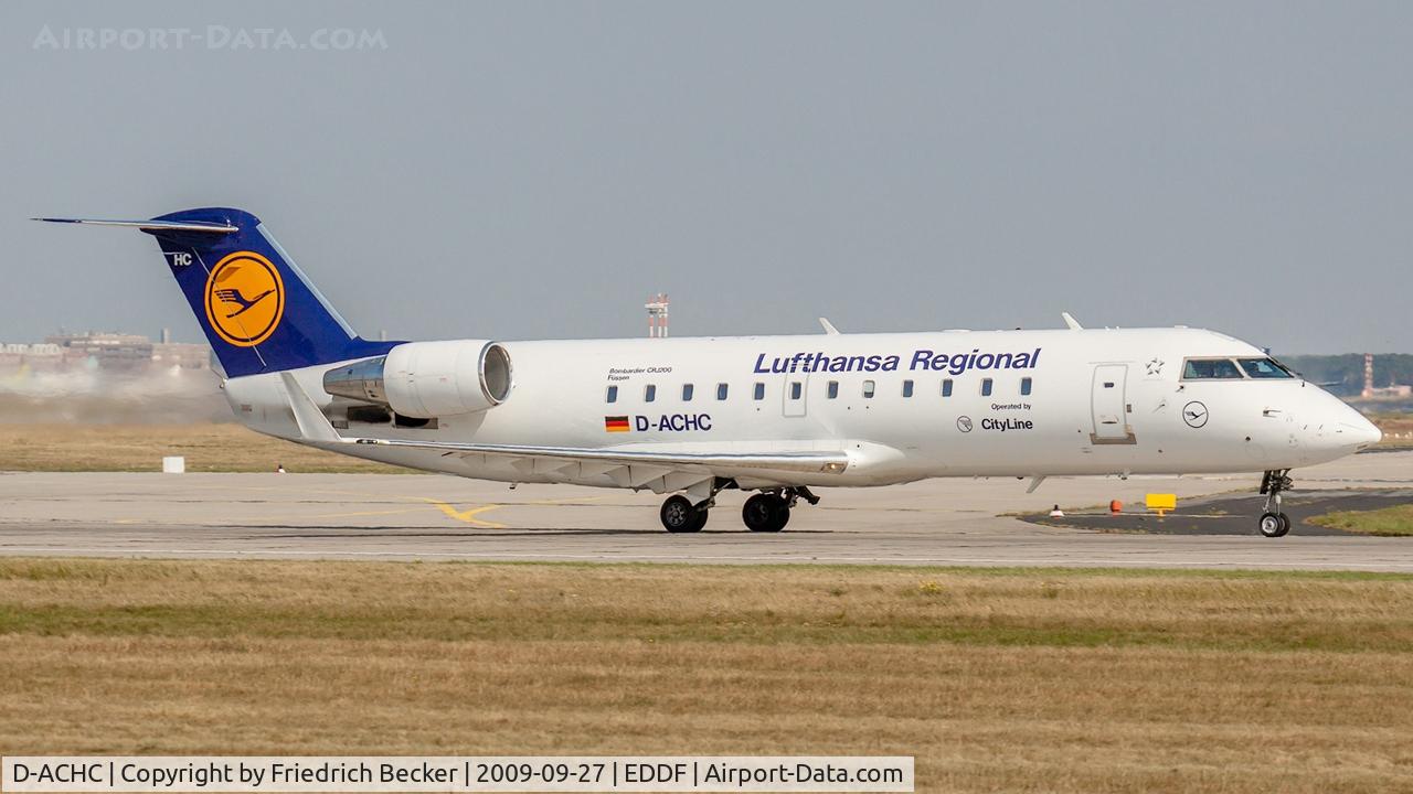 D-ACHC, 2000 Canadair CRJ-200LR (CL-600-2B19) C/N 7394, departure via RW18W