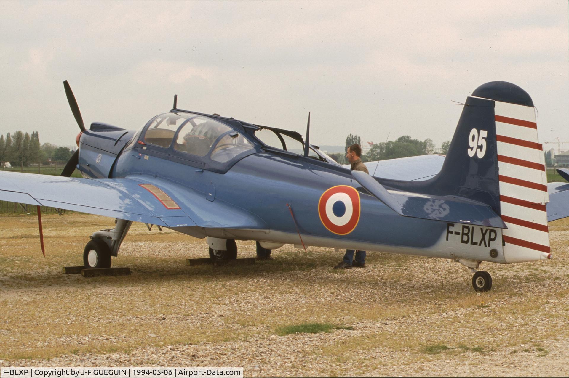 F-BLXP, 1955 Morane-Saulnier MS-733 Alcyon C/N 95, On display at Paris-Le Bourget Airport (1er Salon de l'Aviation Ancienne, 1994).