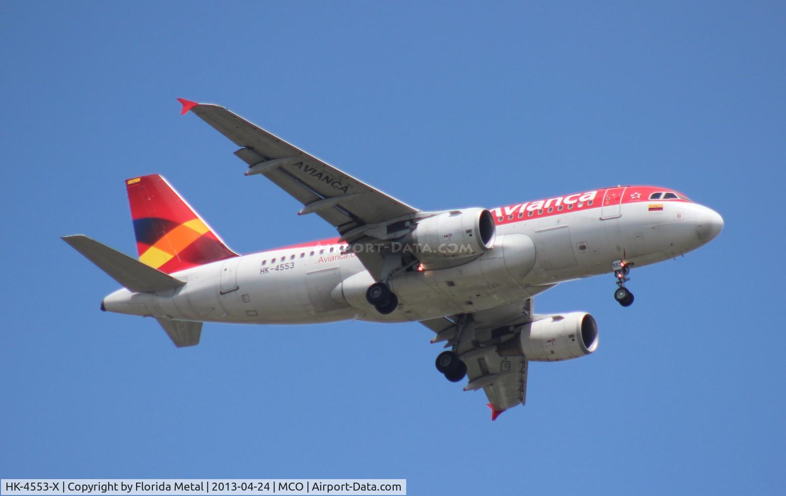 HK-4553-X, 2008 Airbus A319-115LR C/N 3467, Avianca A319