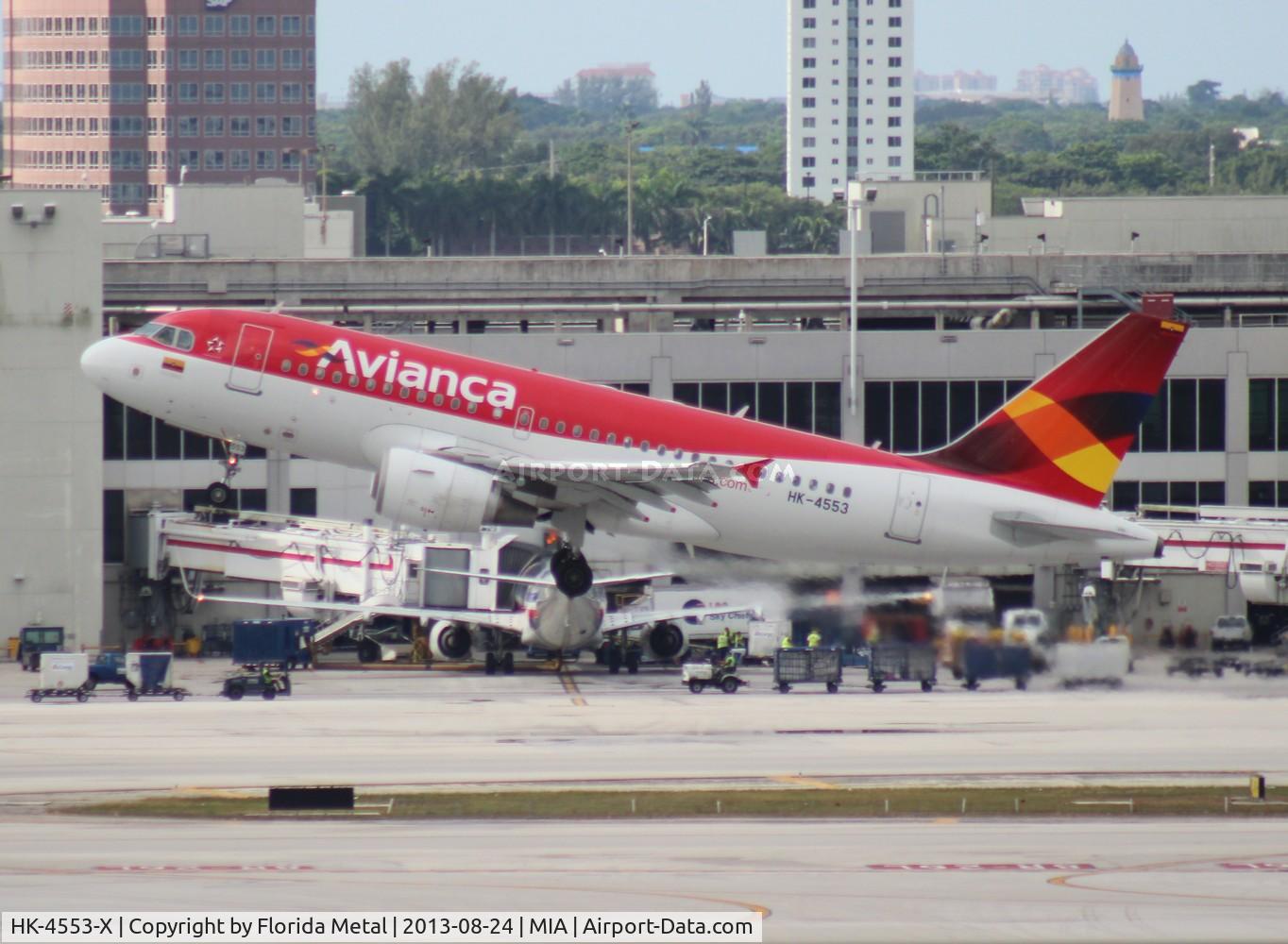 HK-4553-X, 2008 Airbus A319-115LR C/N 3467, Avianca A319