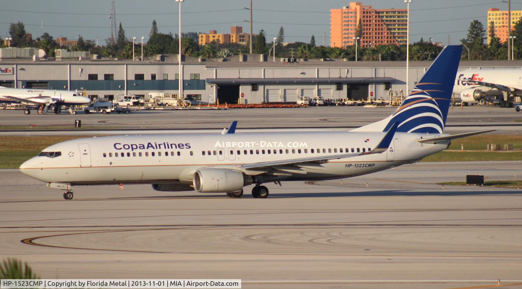 HP-1523CMP, 2008 Boeing 737-8Q8 C/N 35274, Copa 737-700