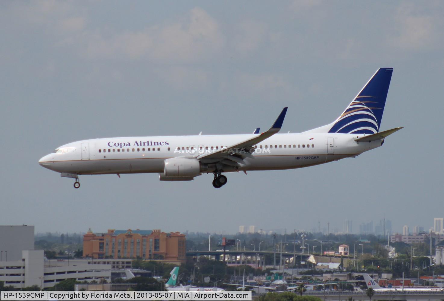 HP-1539CMP, 2010 Boeing 737-8V3 C/N 29667, Copa 737-800