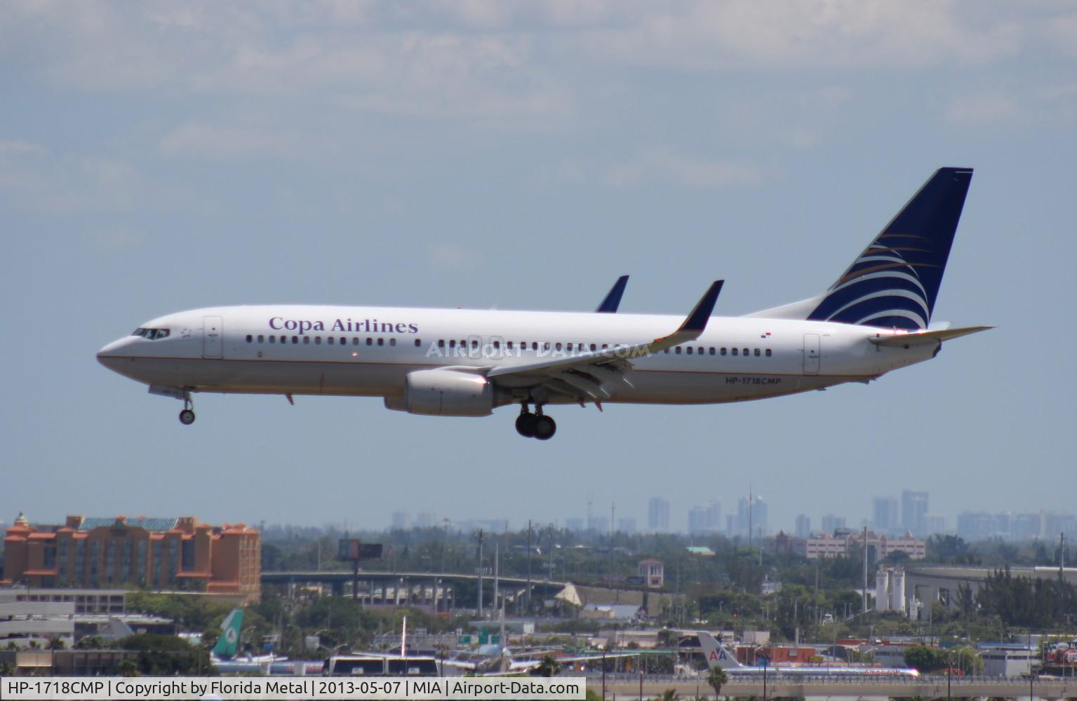 HP-1718CMP, 2011 Boeing 737-8V3 C/N 38139, Copa 737-800