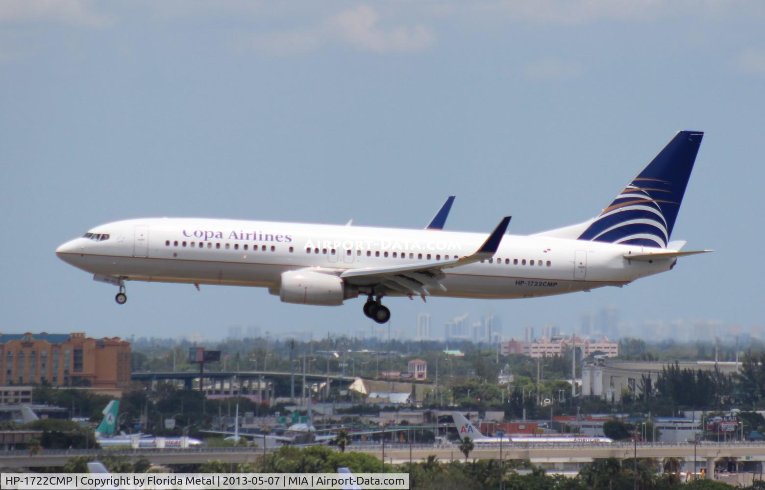 HP-1722CMP, 2011 Boeing 737-8V3 C/N 38100, Copa 737-800