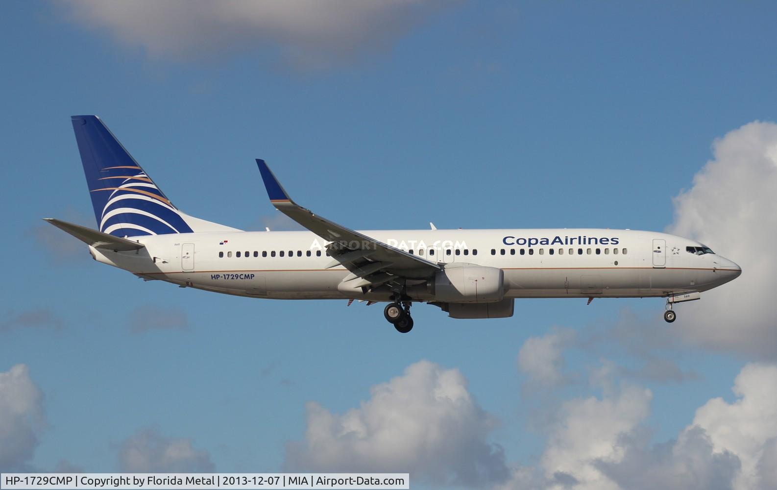 HP-1729CMP, 2012 Boeing 737-8V3 C/N 41088, Copa 737-800