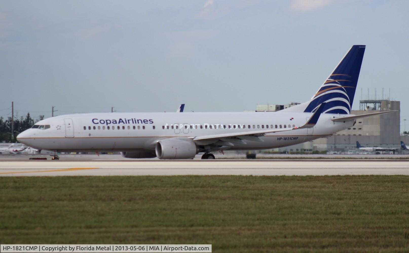 HP-1821CMP, 2012 Boeing 737-8V3 C/N 41089, Copa 737-800