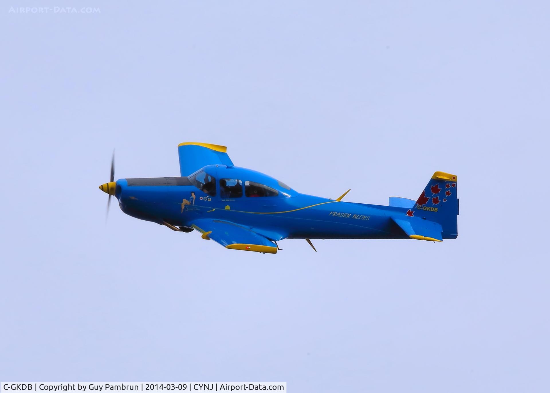 C-GKDB, 2002 Ryan Navion Stacey 3 (L-17) C/N 1240 (NAV-4-1240), Just took off
