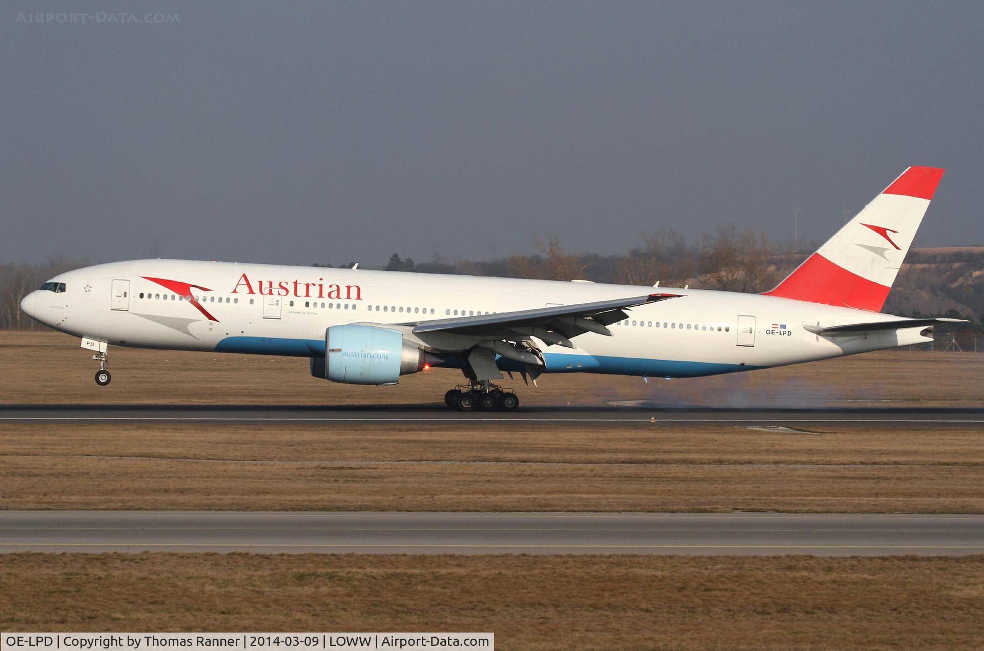OE-LPD, 2006 Boeing 777-2Z9/ER C/N 35960, Austrian B777