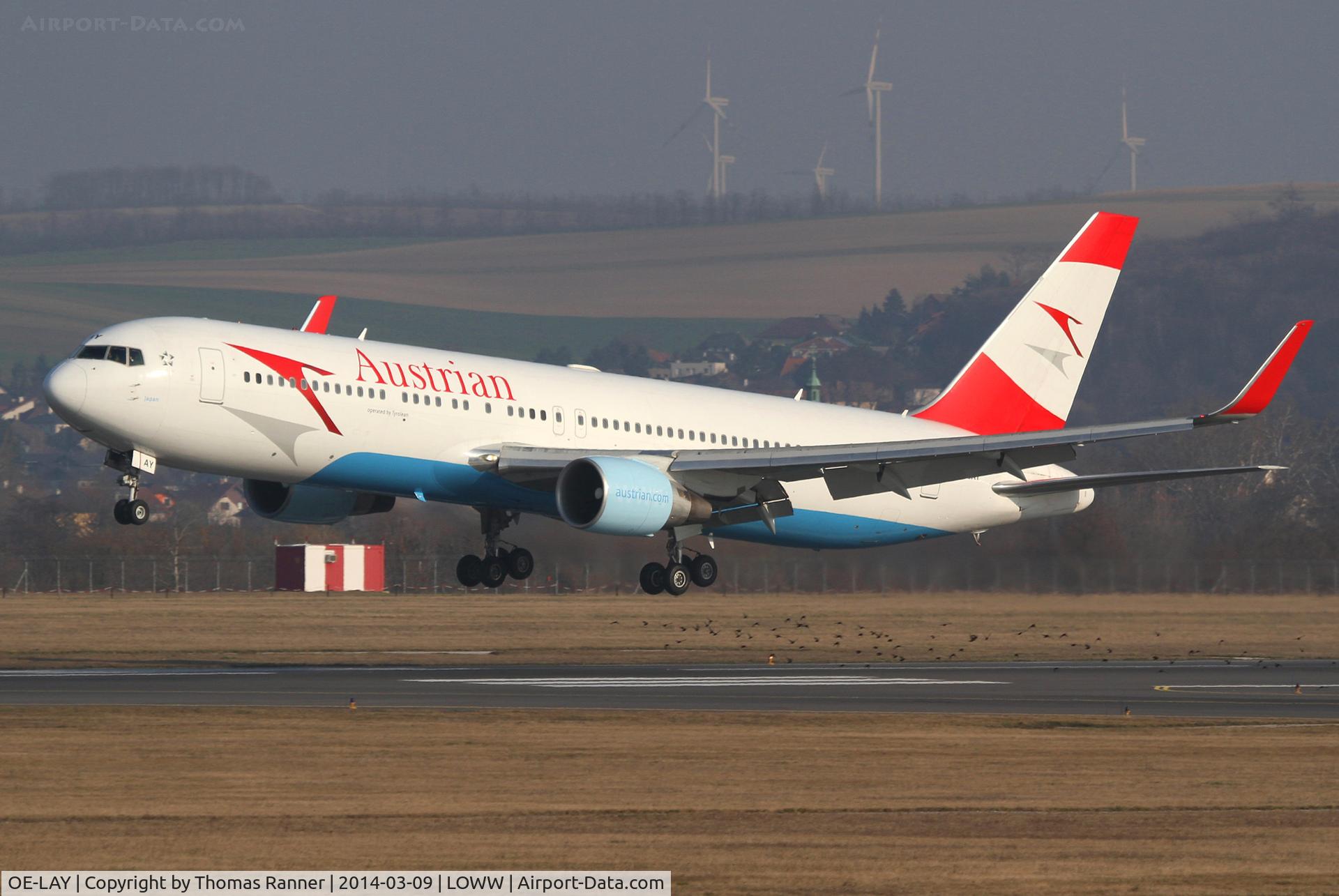 OE-LAY, 1998 Boeing 767-3Z9/ER C/N 29867, Austrian B767