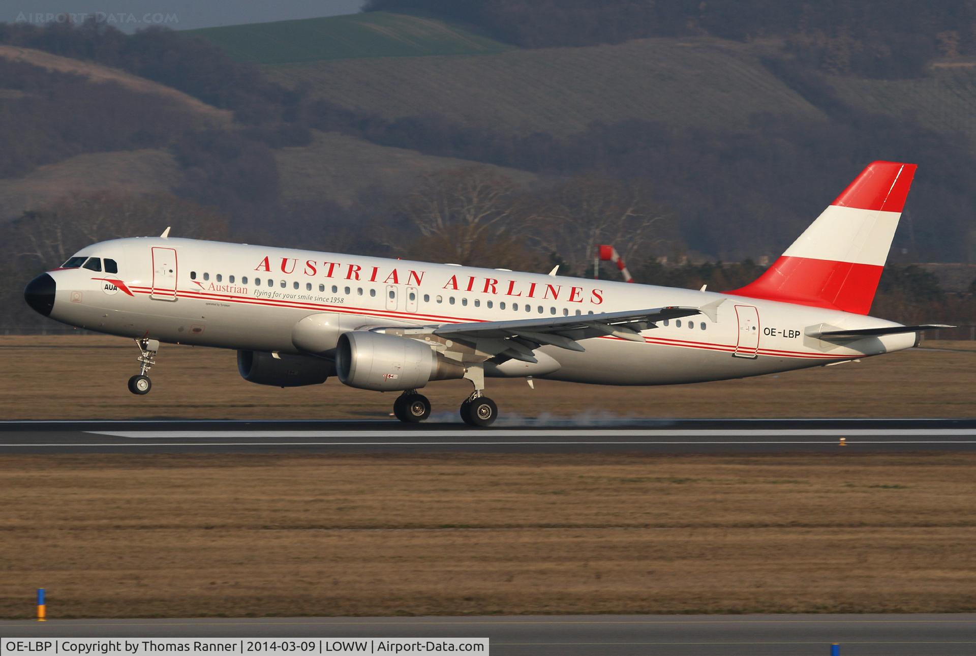 OE-LBP, 1998 Airbus A320-214 C/N 797, Austrian A320