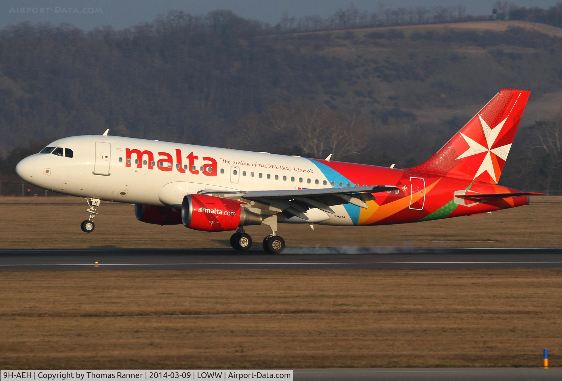 9H-AEH, 2004 Airbus A319-111 C/N 2122, Air Malta A319