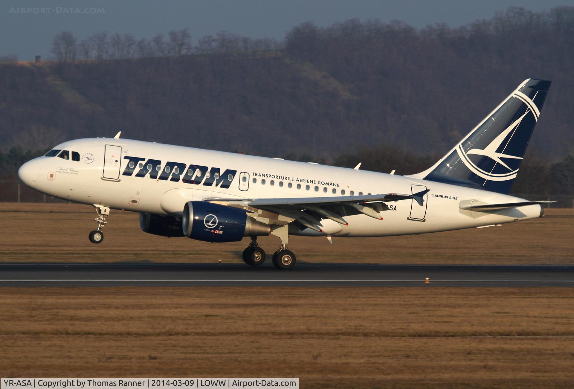 YR-ASA, 2006 Airbus A318-111 C/N 2931, Tarom A318