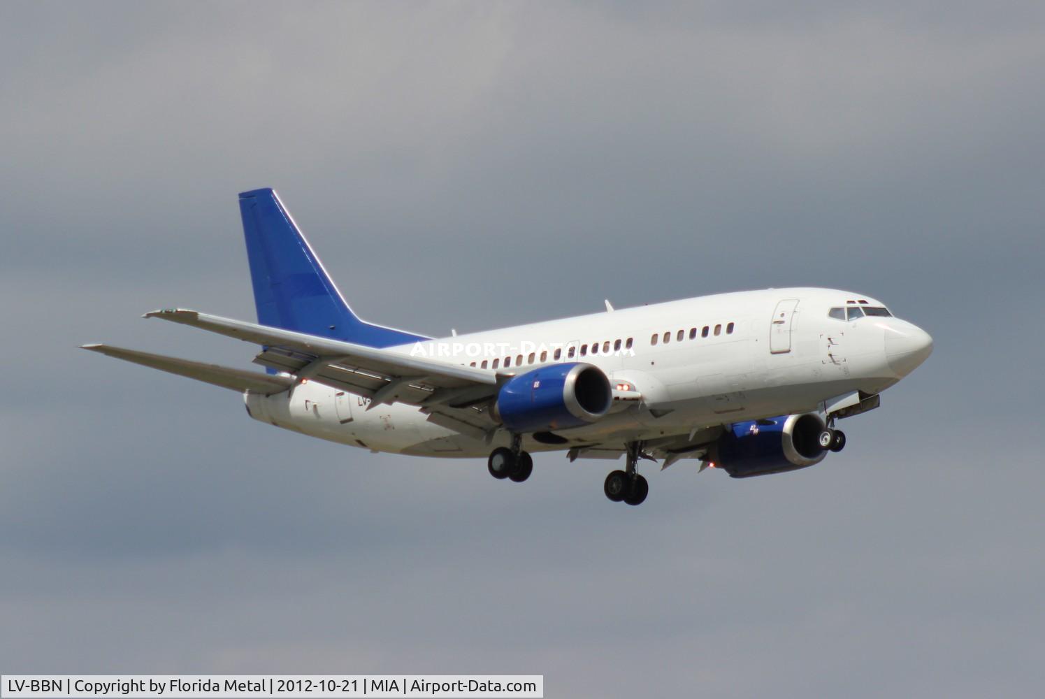 LV-BBN, 1993 Boeing 737-5H6 C/N 26454, Former Aerolineas Argentinas 737-500