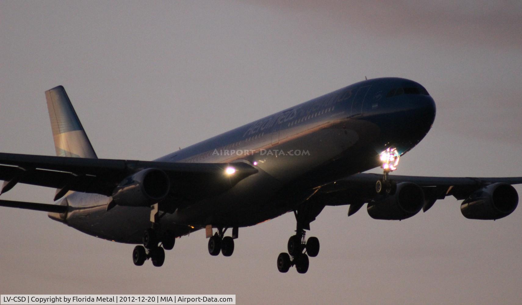 LV-CSD, 1996 Airbus A340-313X C/N 123, Aerolineas Argentinas A340-300