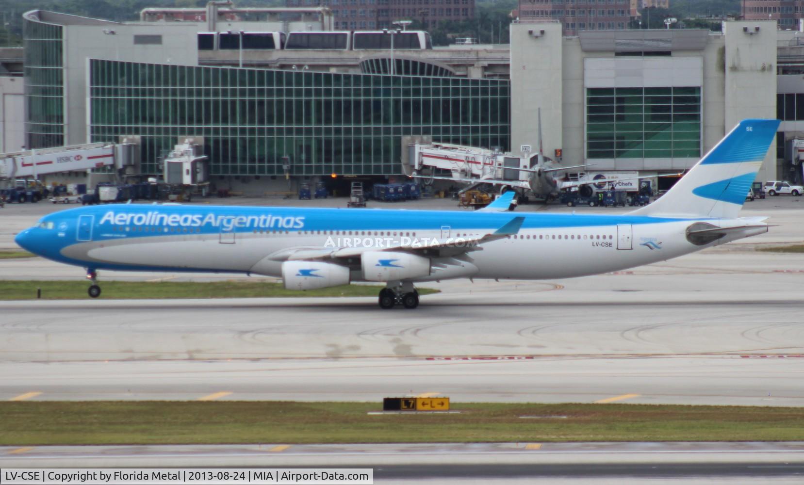 LV-CSE, 1996 Airbus A340-313 C/N 126, Aerolineas Argentinas newest livery A340-300