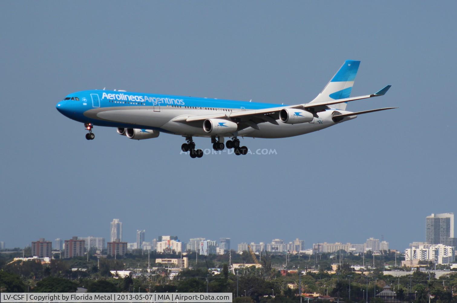 LV-CSF, 1996 Airbus A340-313X C/N 128, Aerolineas Argentinas A340-300
