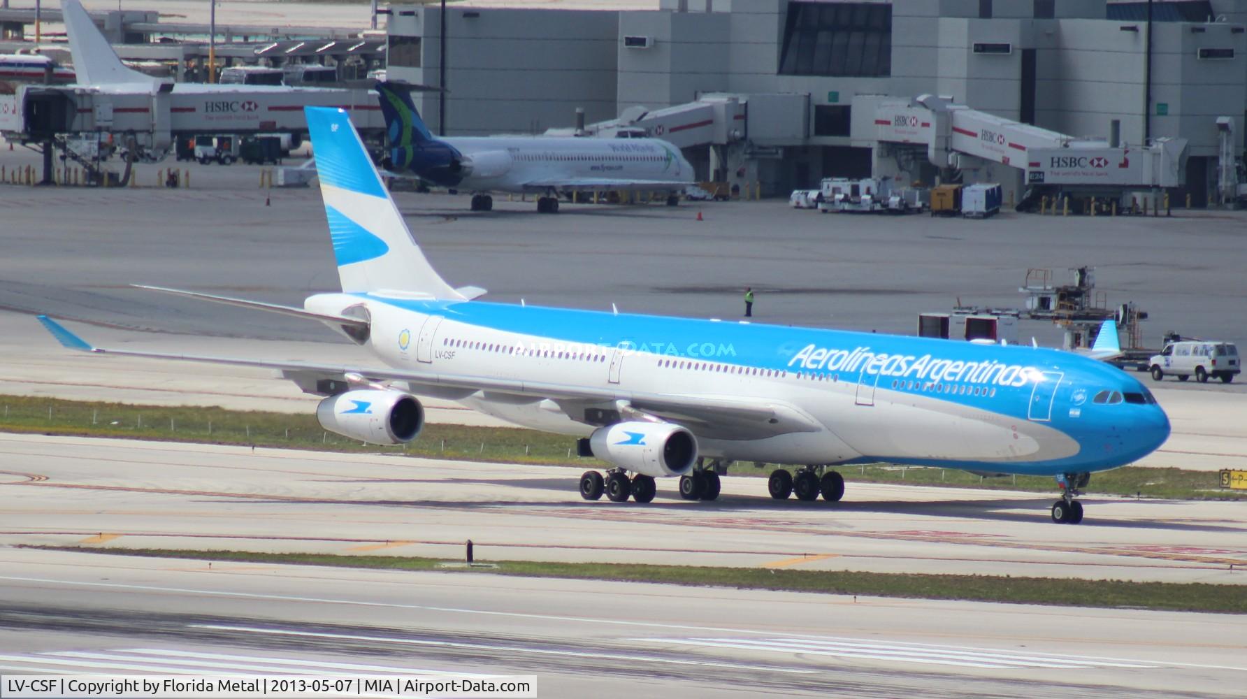 LV-CSF, 1996 Airbus A340-313X C/N 128, Aerolineas Argentinas A340-300