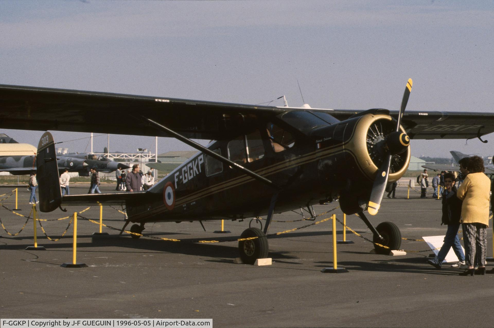 F-GGKP, 1961 Max Holste MH-1521M Broussard C/N 303, On display at Paris-Le Bourget Airport (Salon des Avions de Légende, 1996).