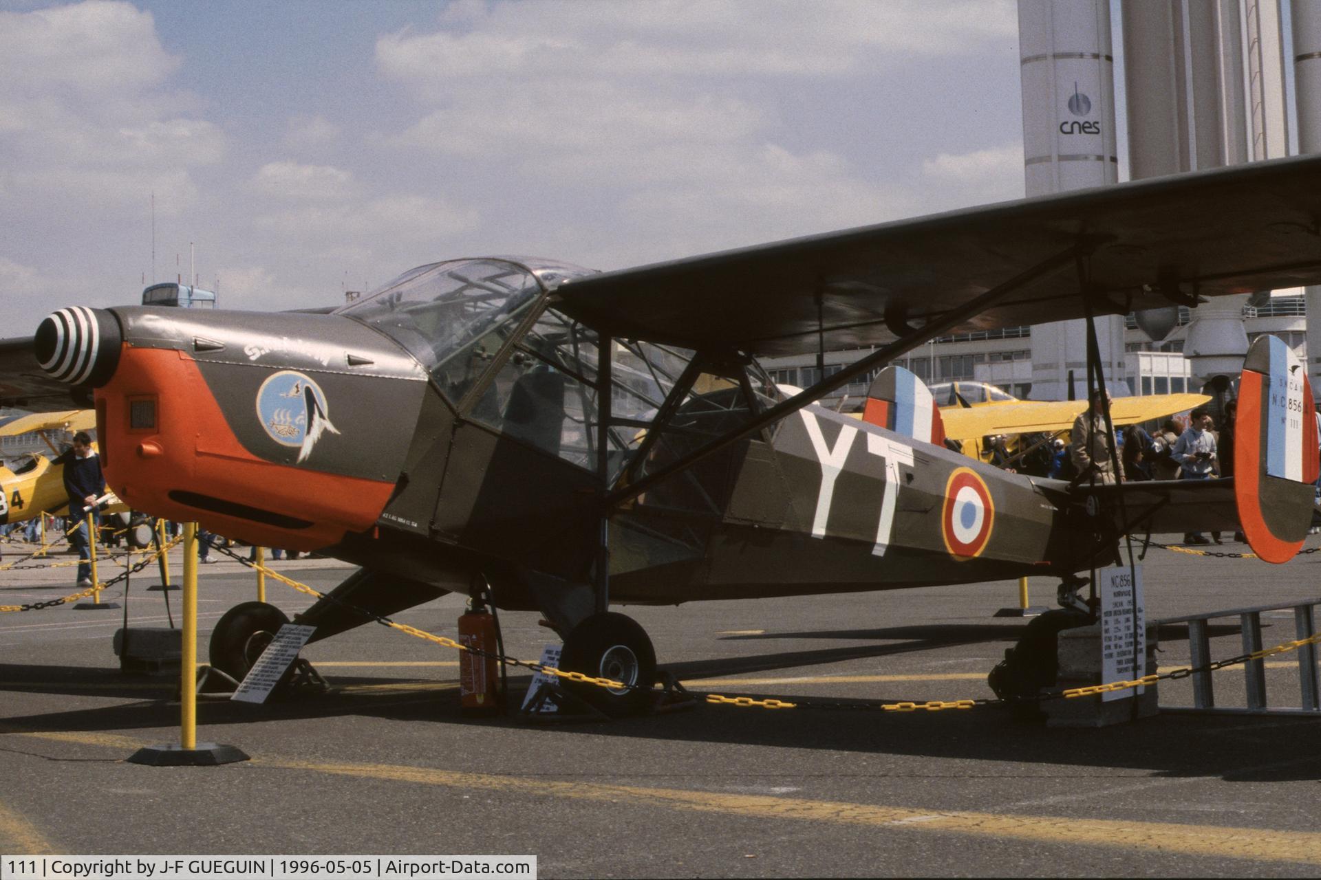 111, Nord NC-856A Norvigie C/N 111, On display at Paris-Le Bourget Airport (Salon des Avions de Légende, 1996).