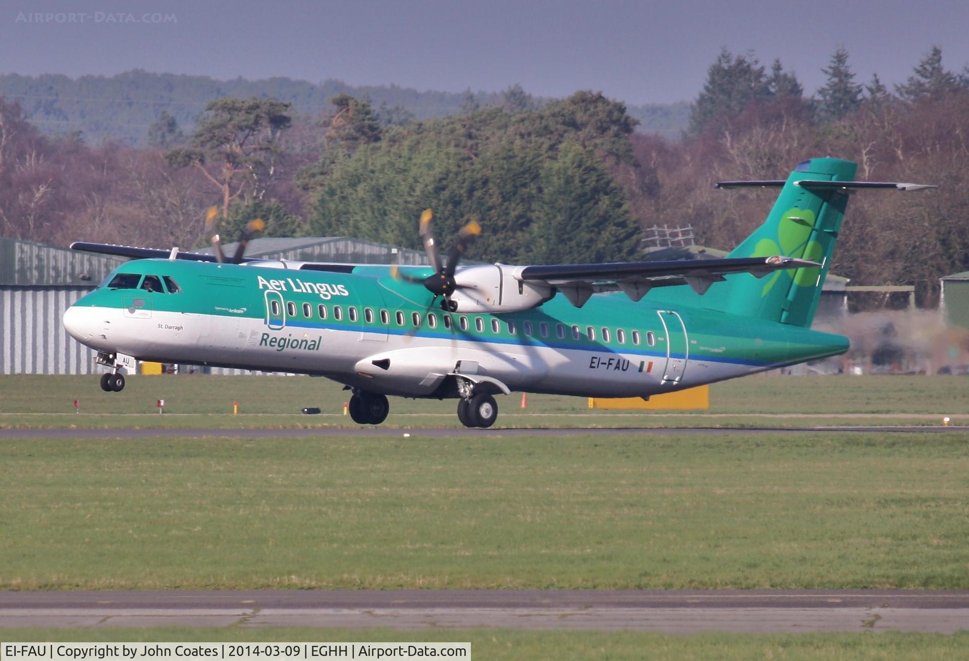 EI-FAU, 2013 ATR 72-600 (72-212A) C/N 1098, Lifting off 26 to depart back to Dublin