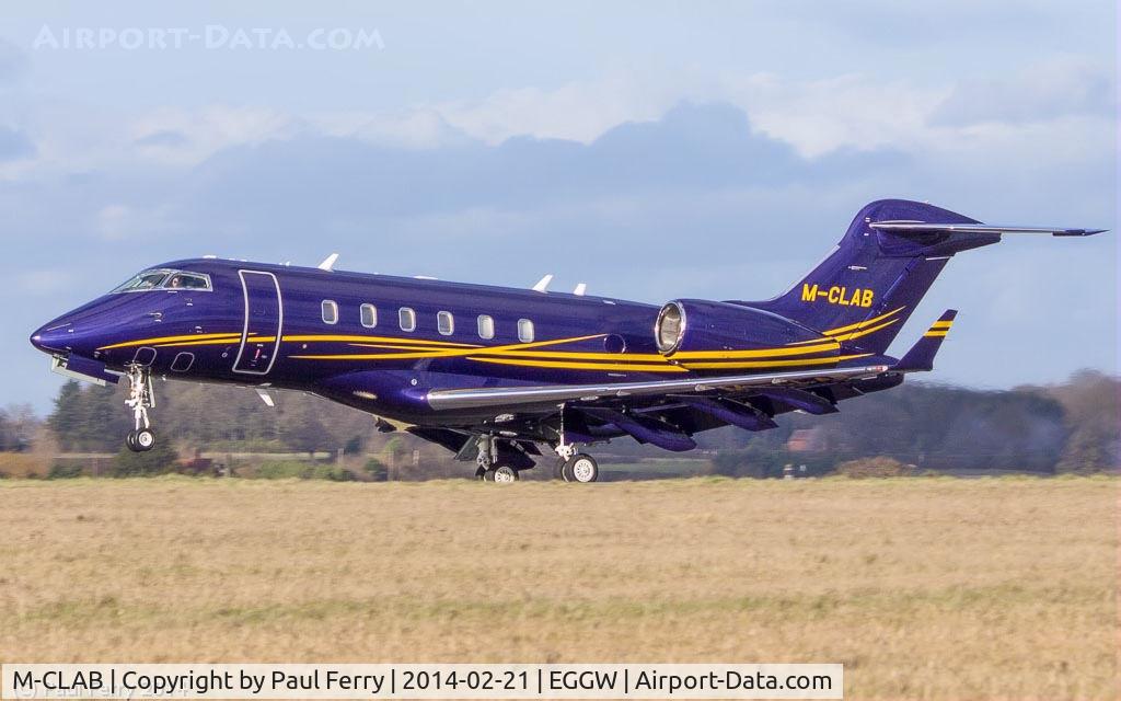 M-CLAB, 2009 Bombardier Challenger 300 (BD-100-1A10) C/N 20271,  Bombardier BD-100-1A10 Challenger 300 Challenger Landing runway 26 Luton nway 26
