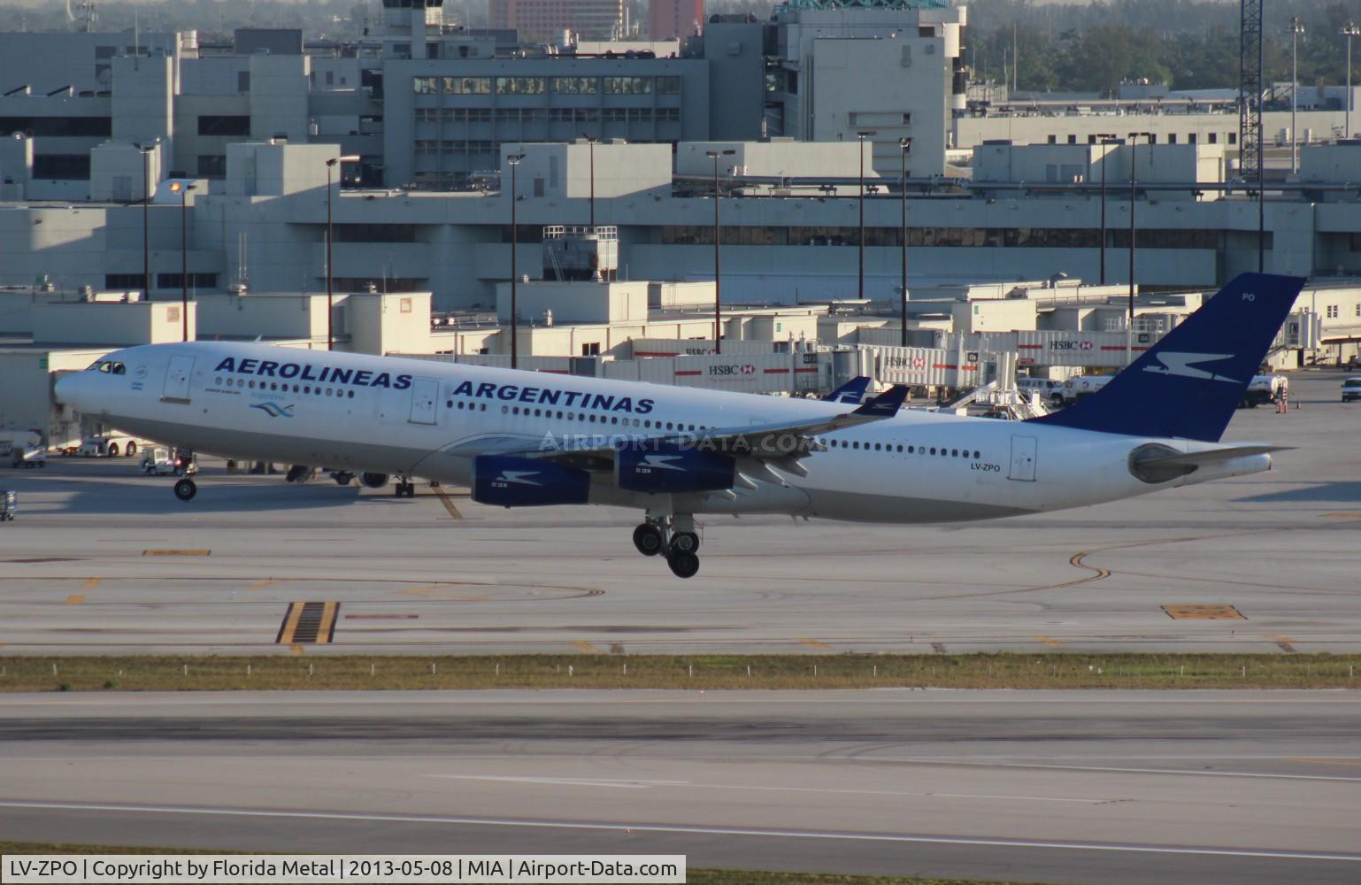 LV-ZPO, 1993 Airbus A340-211 C/N 063, Aerolineas Argentinas A340-200