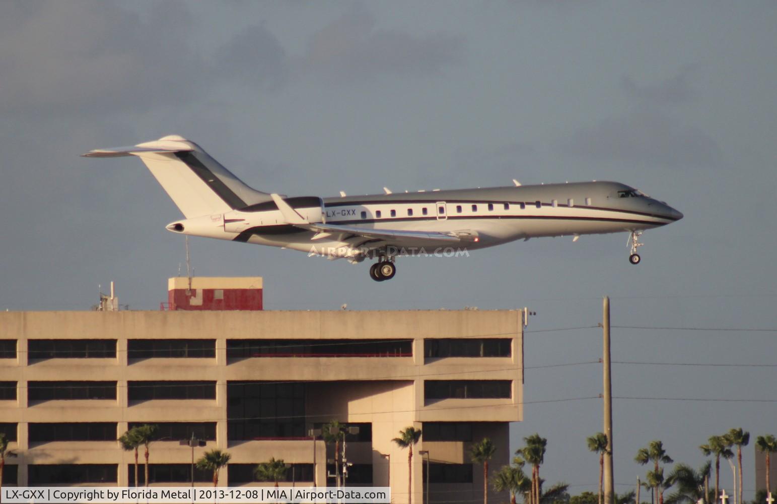LX-GXX, 2008 Bombardier BD-700-1A10 Global Express C/N 9306, Global Jet Luxembourg Global Express