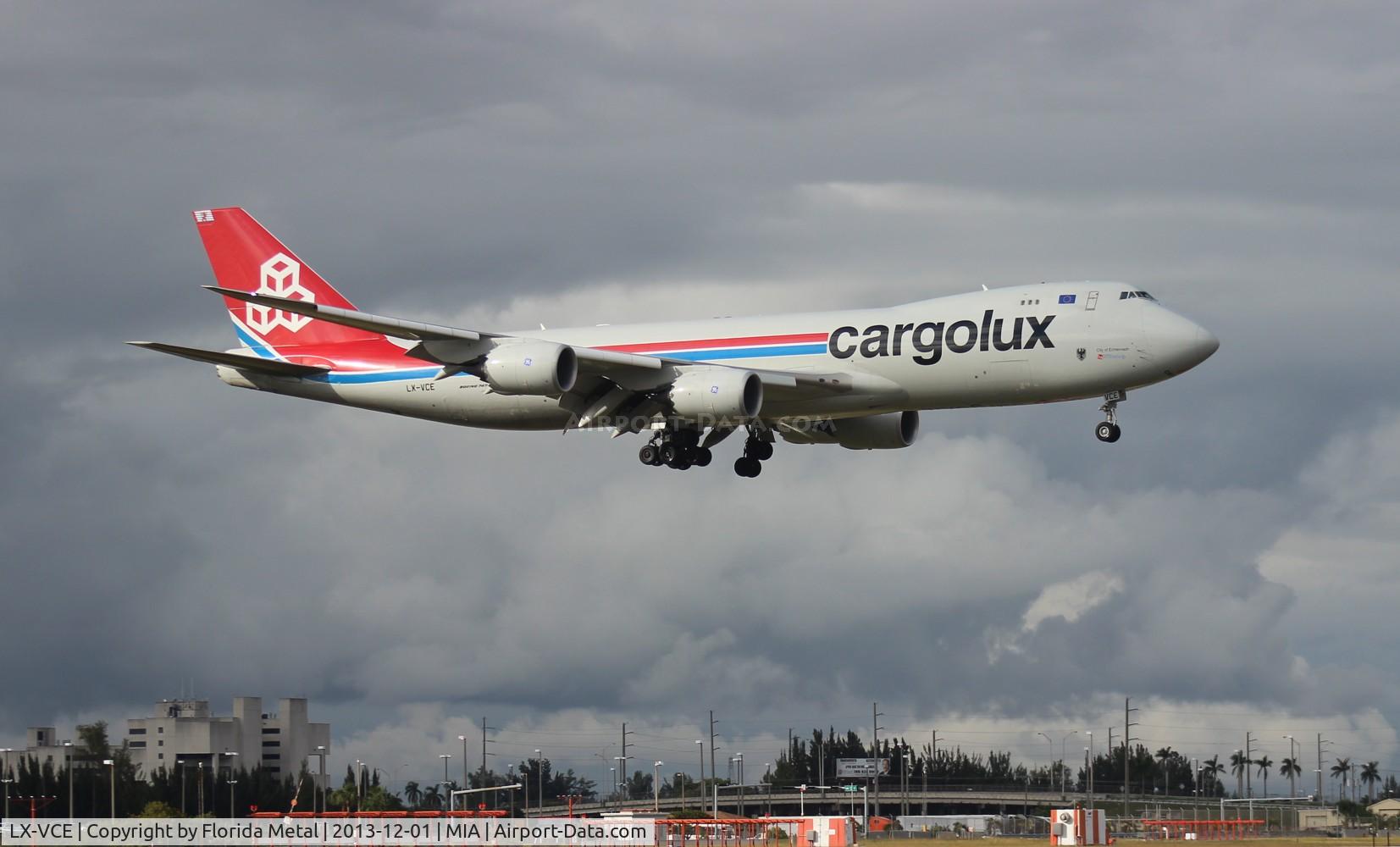 LX-VCE, 2012 Boeing 747-8R7F C/N 35810, Cargolux 747-800