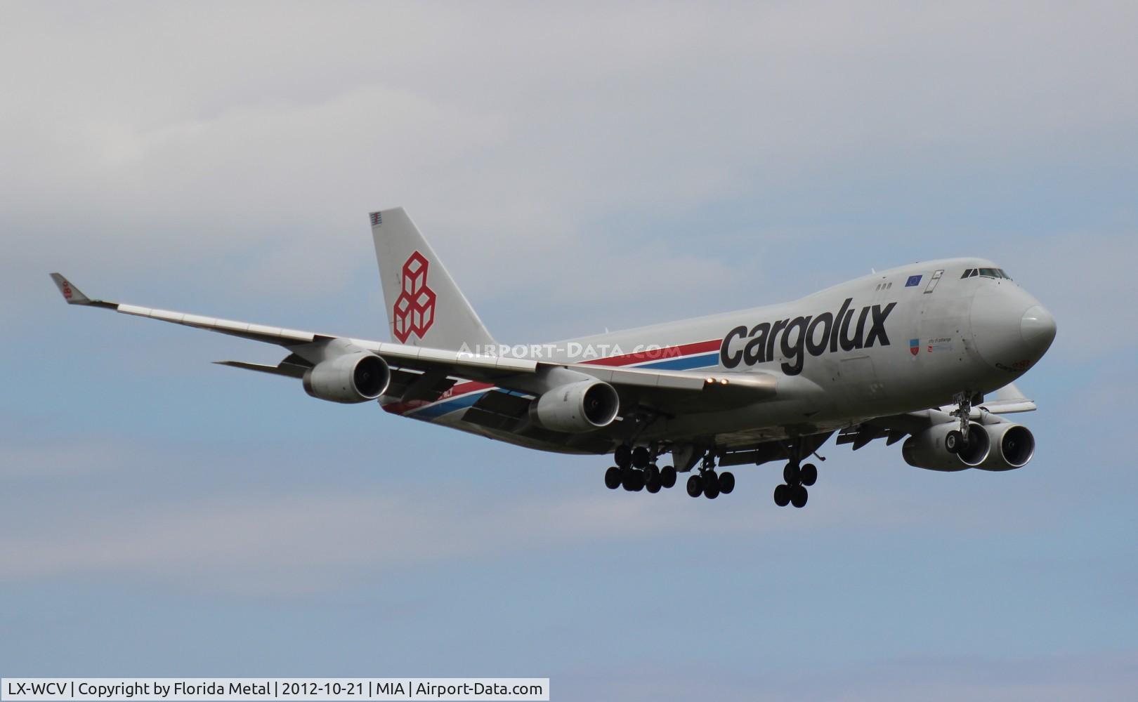 LX-WCV, 2007 Boeing 747-4R7F C/N 35804, Cargolux 747-400