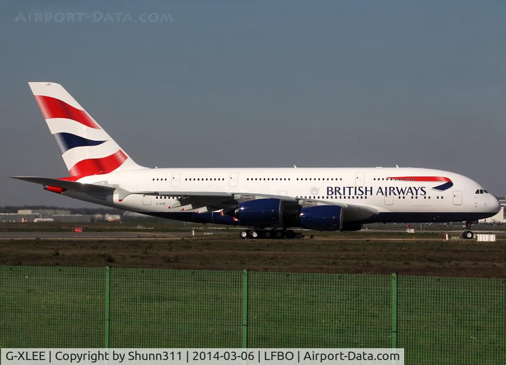 G-XLEE, 2013 Airbus A380-841 C/N 148, Delivery day...