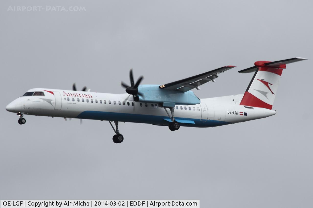 OE-LGF, 2002 De Havilland Canada DHC-8-402Q Dash 8 C/N 4068, Tyrolean  Airways