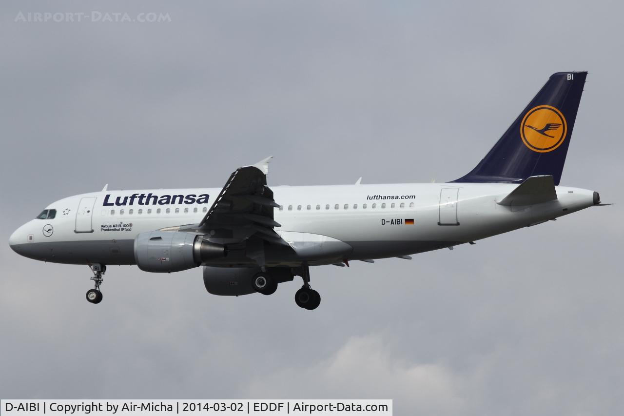D-AIBI, 2012 Airbus A319-112 C/N 5284, Lufthansa