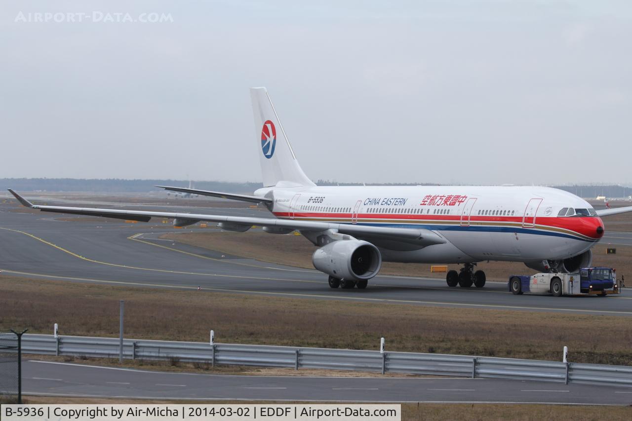 B-5936, 2013 Airbus A330-243 C/N 1461, China Eastern Airlines