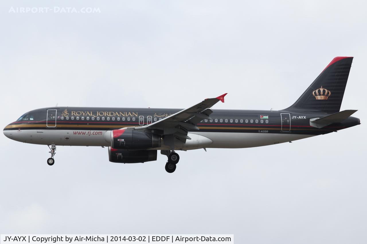 JY-AYX, 2006 Airbus A320-232 C/N 2953, Royal Jordanian