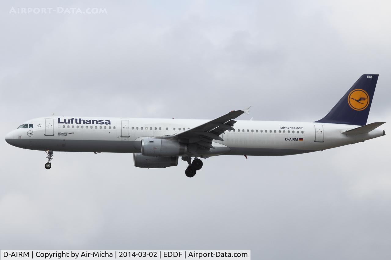 D-AIRM, 1994 Airbus A321-131 C/N 0518, Lufthansa