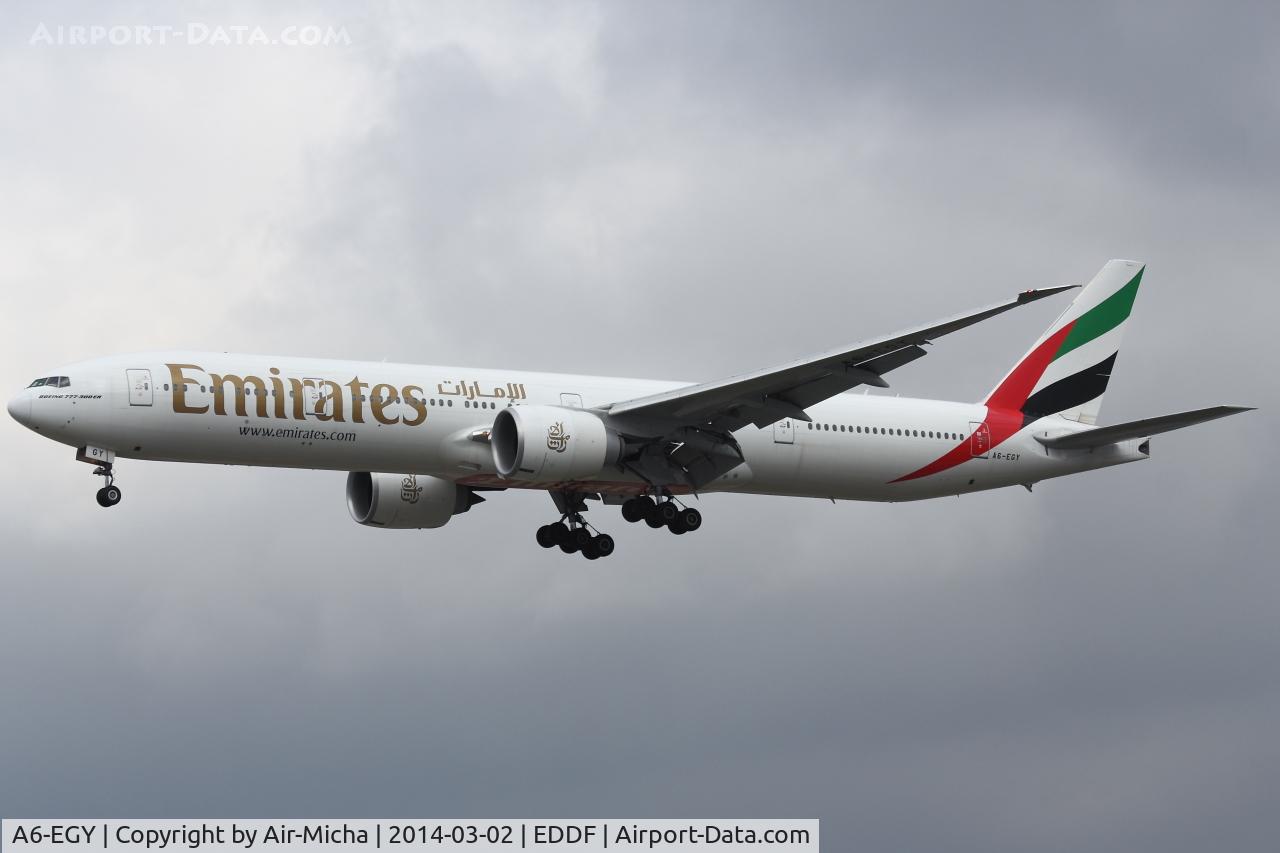 A6-EGY, 2012 Boeing 777-31H/ER C/N 41080, Emirates