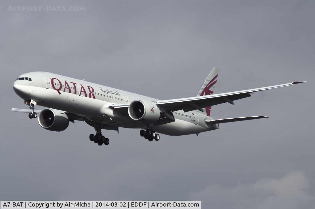 A7-BAT, 2012 Boeing 777-3DZ/ER C/N 41738, Qatar Airways