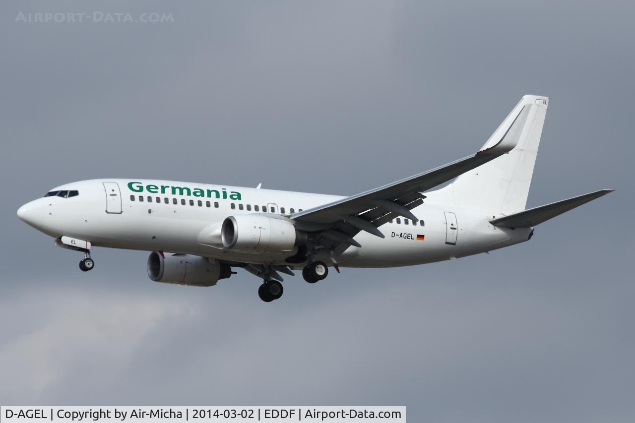 D-AGEL, 1997 Boeing 737-75B C/N 28110, Germania