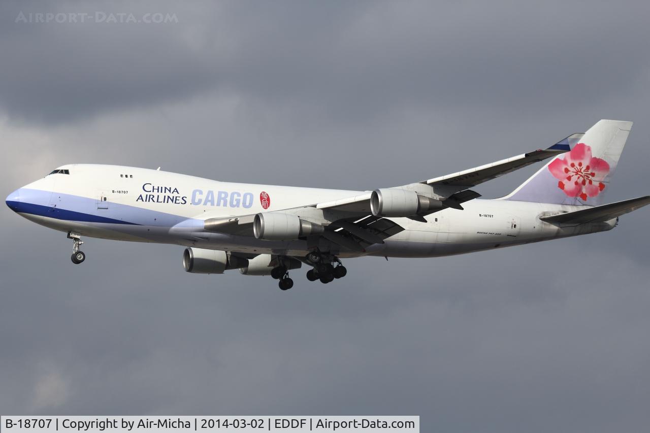 B-18707, 2001 Boeing 747-409F/SCD C/N 30764, China Airlines