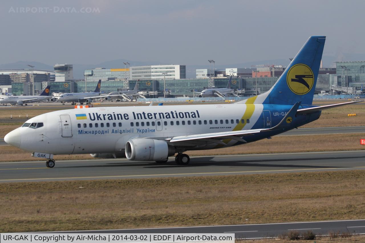 UR-GAK, 1992 Boeing 737-5Y0 C/N 26075, Ukraine International Airlines