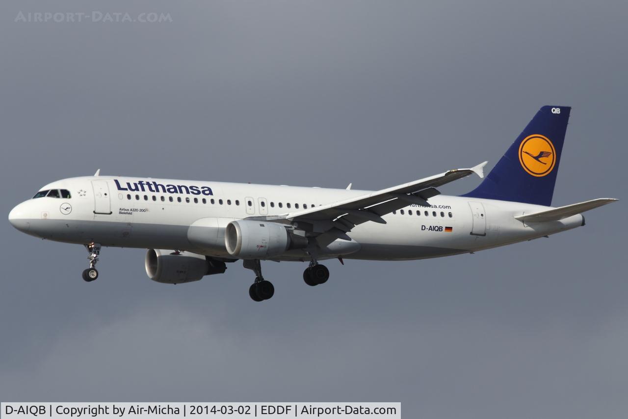 D-AIQB, 1991 Airbus A320-211 C/N 0200, Lufthansa