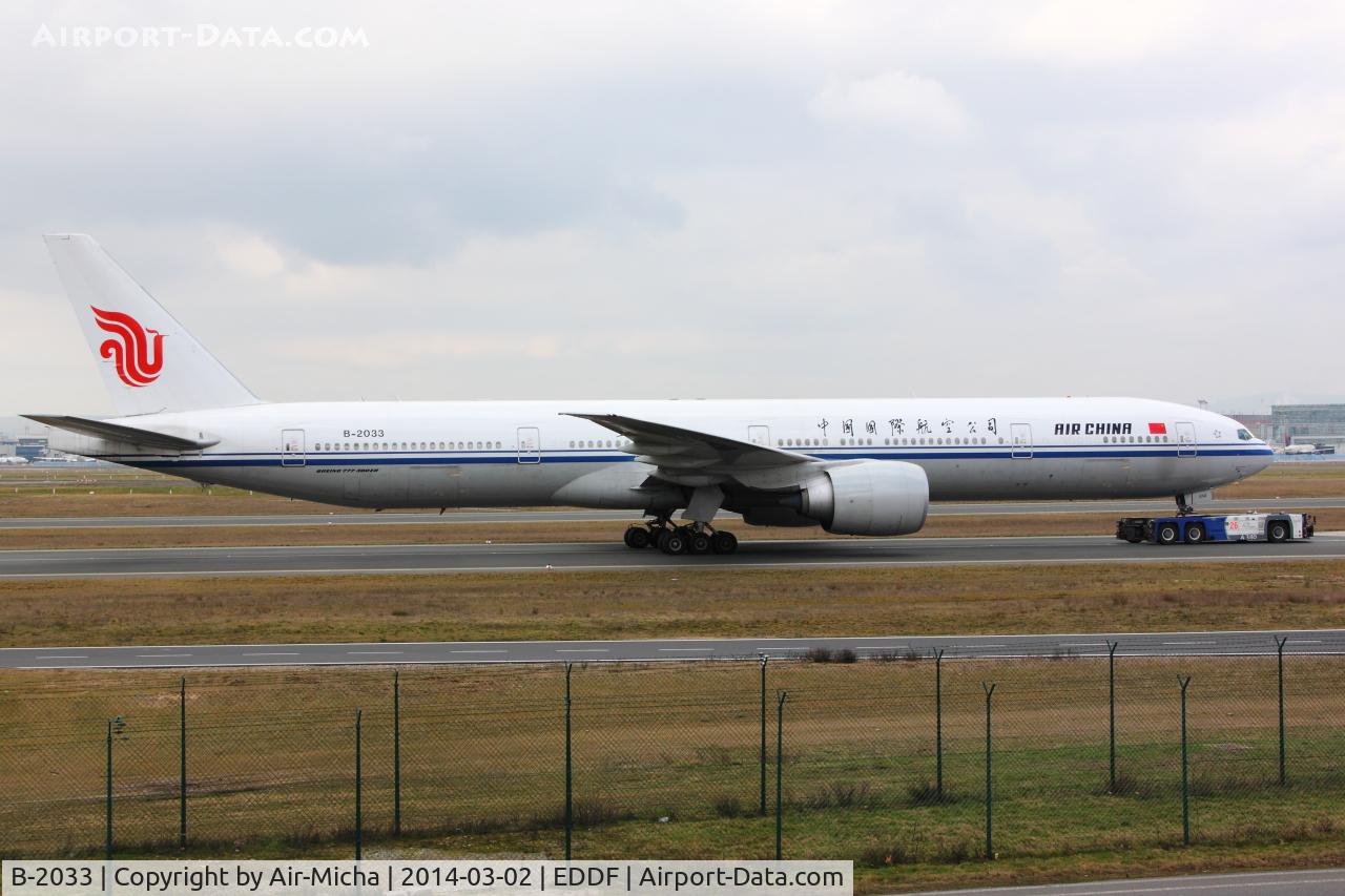 B-2033, 2012 Boeing 777-39L/ER C/N 38673, Air China