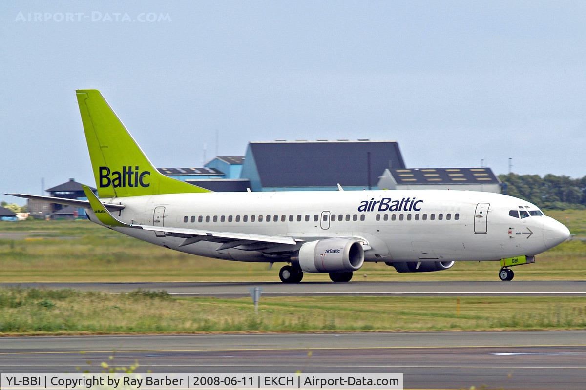 YL-BBI, 1995 Boeing 737-33A C/N 27454, Boeing 737-33A [27454] (airBaltic) Copenhagen-Kastrup~OY 11/06/2008
