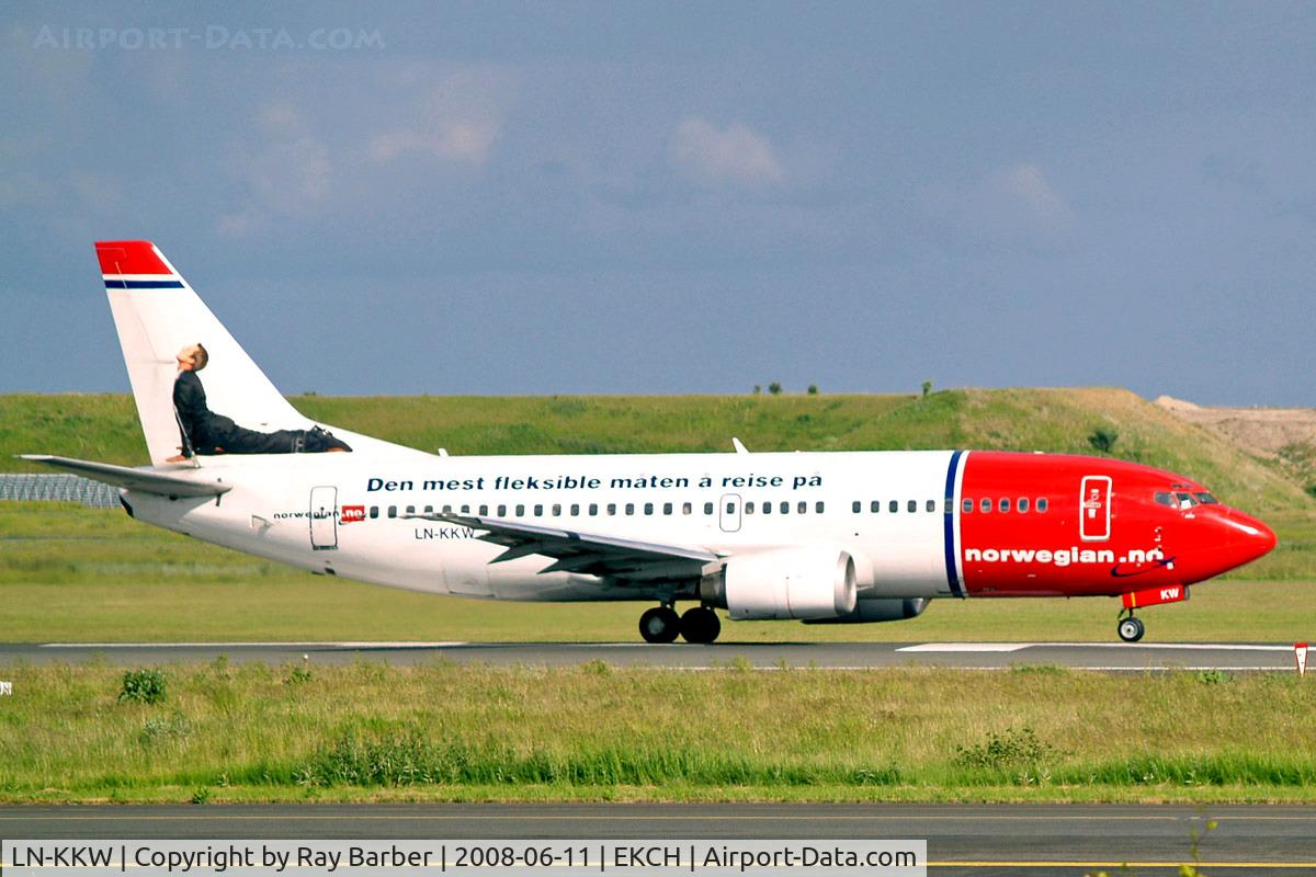 LN-KKW, 1989 Boeing 737-3K9 C/N 24213, Boeing 737-3K9 [24213] (Norwegian Air Shuttle) Copenhagen-Kastrup~OY 11/06/2008