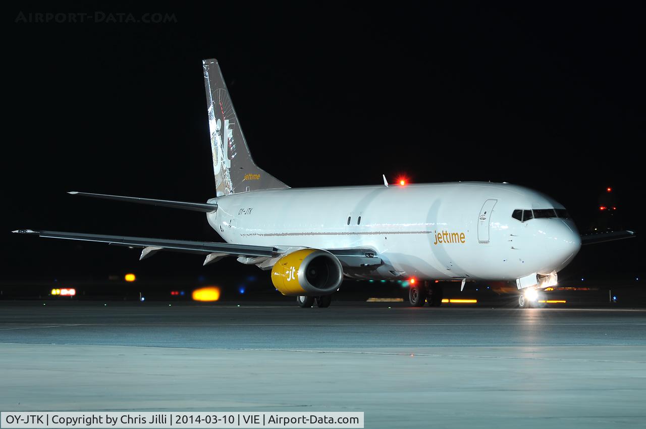 OY-JTK, 1990 Boeing 737-4Y0 C/N 24903, Jettime