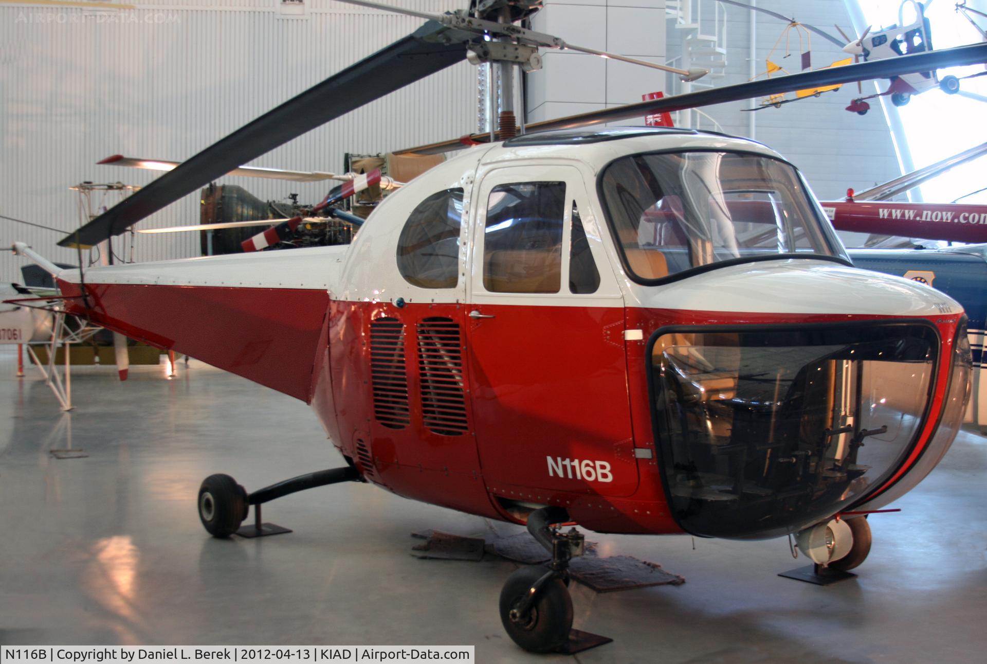 N116B, 1947 Bell 47B C/N 36, This aircraft enjoyed a 57-year flying career, the longest for any rotorcraft.