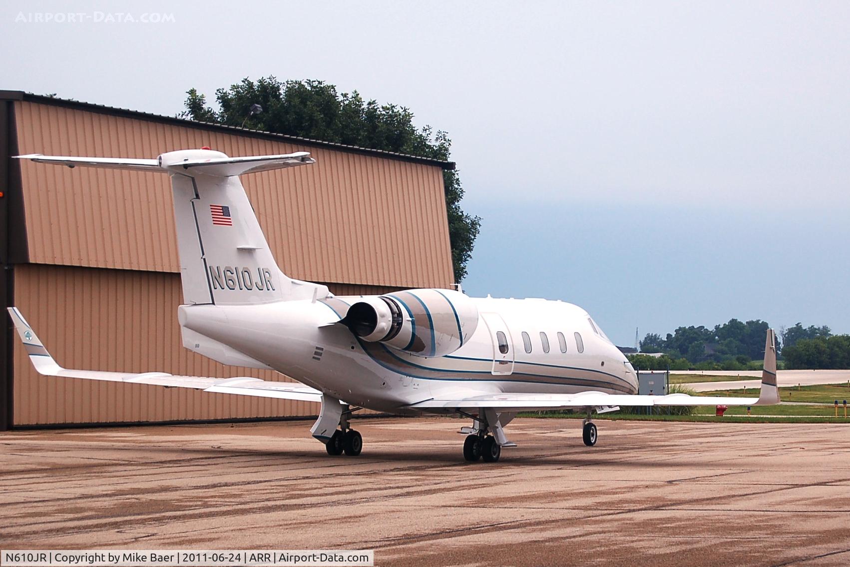 N610JR, 1986 Gates Learjet 55 C/N 125, N610JR @ ARR