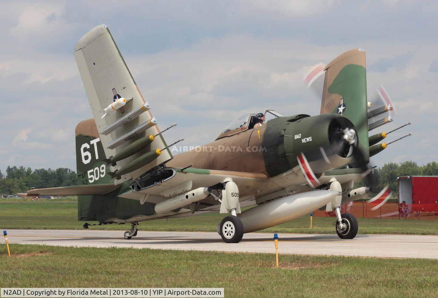 N2AD, 1947 Douglas AD-1 Skyraider C/N 09257/2085, AD-1 Skyraider