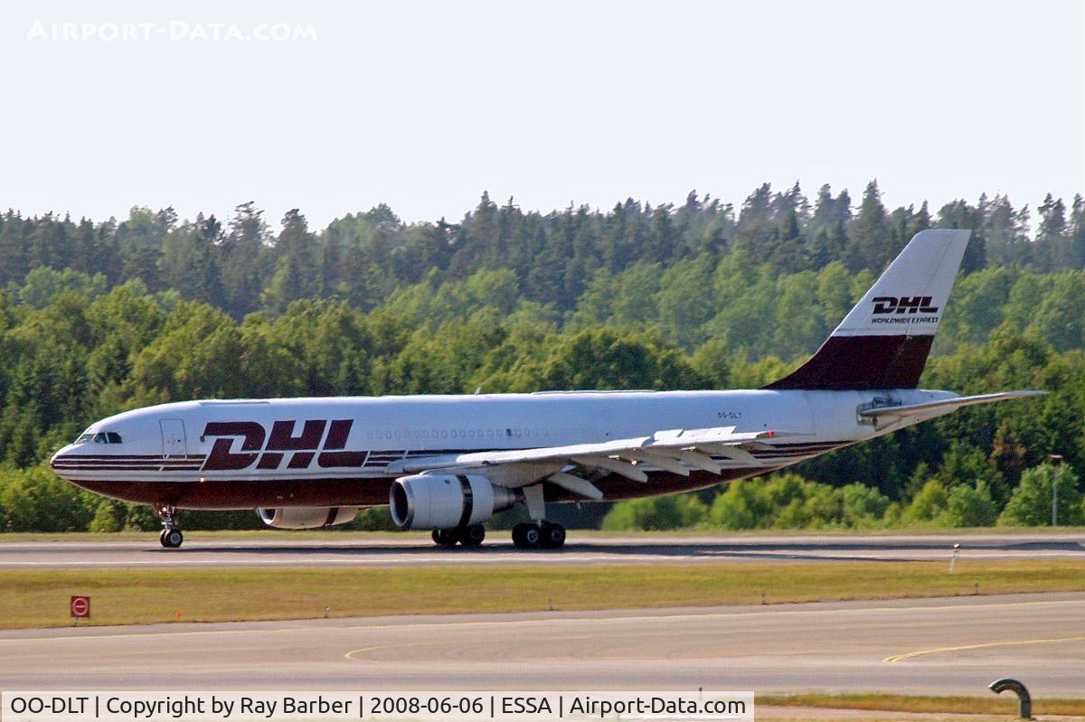 OO-DLT, 1983 Airbus A300B4-203(F) C/N 250, Airbus A300B4-203F [250] (DHL) Stockholm-Arlanda~SE 06/6/2008